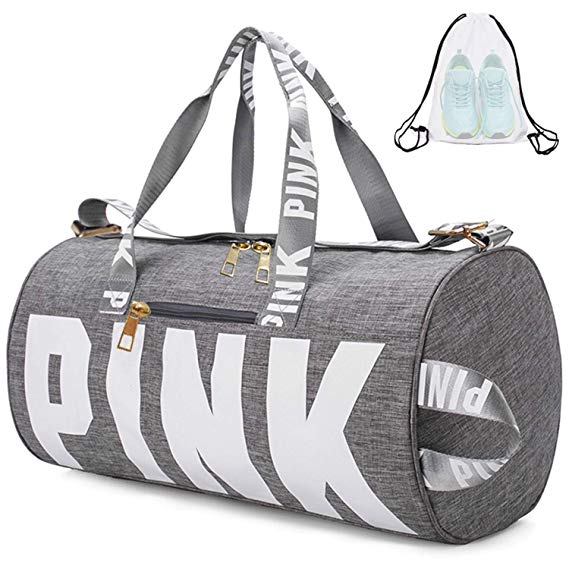 ICEIVY Sport Duffels Bag Printing Portable High Capacity Sports Travel Barrel Shoulder Bag