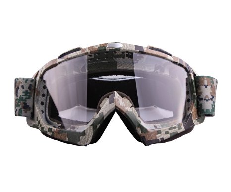 Coface Dustproof Scratch-Resistant Bendable Goggles for Motocross / Bike Riding Wind Skiing