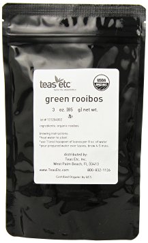 Teas Etc Green Rooibos Organic Loose Leaf Rooibos 3 oz.