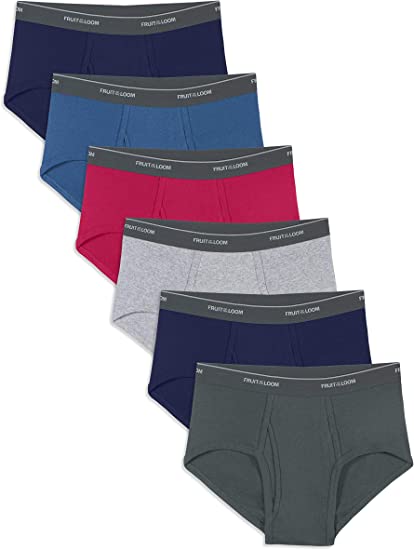 Fruit of the Loom Mens Cotton Briefs (Regular & Big Men)