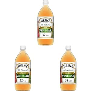 Heinz All Natural Apple Cider Vinegar with 5% Acidity (32 fl oz Bottle) - Packaging may vary (Pack of 3)