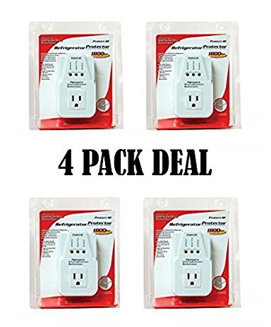 4 pcs Voltage Protector Brownout Surge Refrigerator 1800 Watts Appliance