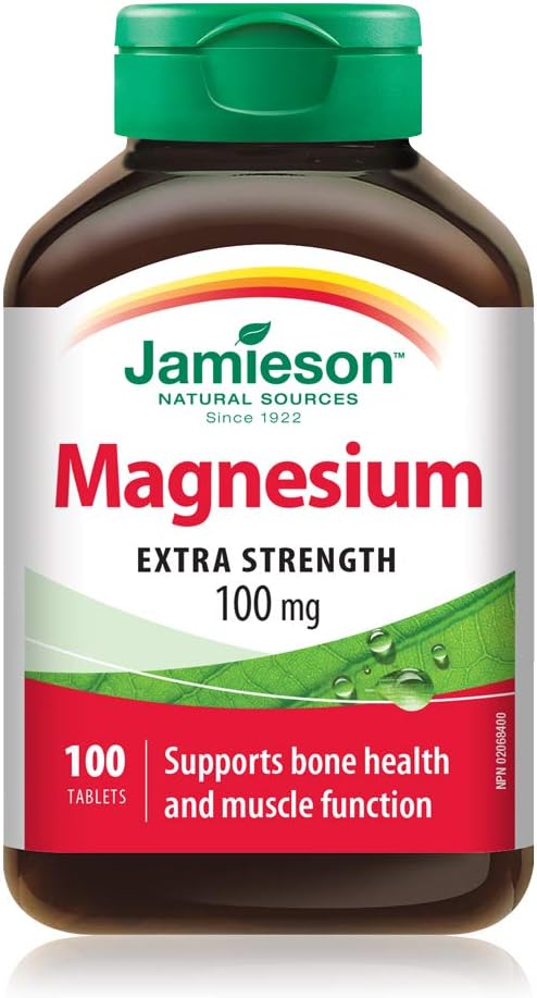 Jamieson Laboratories Magnesium 100mg by Jamieson Natural Sources