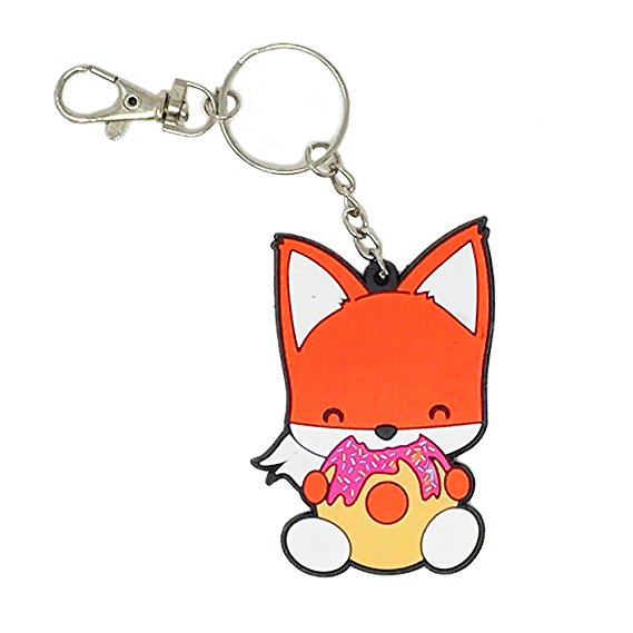 Bellzi® Foxxi the Cute Orange Fox Keychain