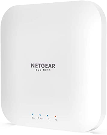 NETGEAR Wireless Access Point (WAX214)| WiFi 6 Dual-Band AX1800 Speed | 1 x 1G Ethernet PoE Port| WPA3 Security | Create Up to 4 Separate Wireless Networks |Ceiling and Wall Mount