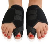 Dr Fredericks Original Nighttime Bunion Splints - 2 Double-Stitched Velcro Bunion Regulators - Bunion Relief for Bedtime - Use Before and After Surgery