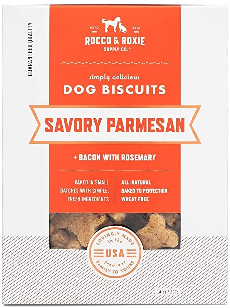 Rocco & Roxie Dog Treats Biscuits- Dog Training Treats Made in USA Only – Puppy Treats - for Small and Large Dogs