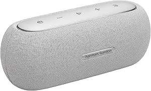 Harman Kardon Luna - Elegant Portable Speaker with 12 Hours of Playtime - Grey