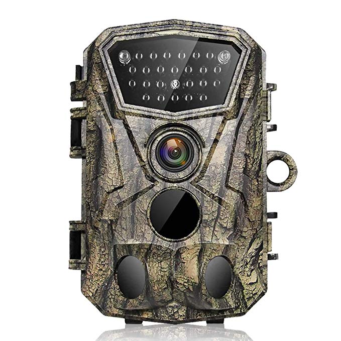 Highwild Trail Game Camera 18MP 1080P Waterproof Hunting Scouting Cam for Wildlife Monitoring with 120° Detecting Range Motion Activated Night Vision 0.2s Trigger Speed