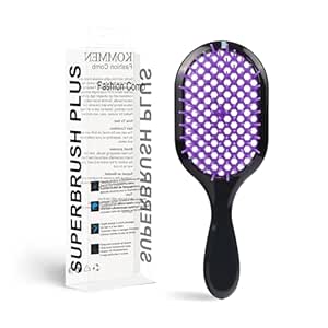 2024 NEW detangling scalp brush,Untwisted haibrush,Flexible bristles, anti-static massage paddlebrush, suitable for Wet and Dry Detangle Urbrush for Men and Women (Purple)