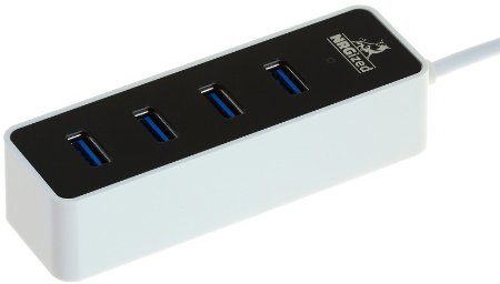 USB-C Hub NRGized C200 USB-C to 4-Port USB 3.0 Hub for USB Type-C Devices (works the new MacBook (12 inch, 2015), ChromeBook Pixel, and Other Devices)