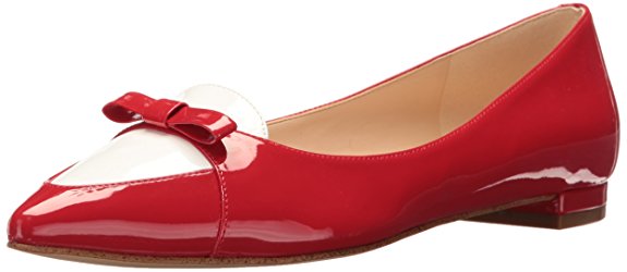 Nine West Women's Anemone Patent Pointed Toe Flat