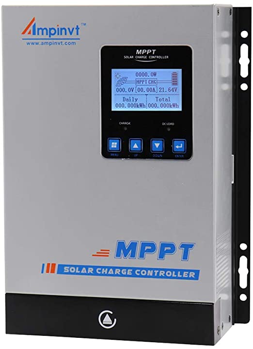 80 Amp MPPT Solar Charge Controller 48V 36V 24V 12V Auto, 80A Solar Panel Regulator Max Input Power 1100W-4500W, for AGM Sealed Gel Flooded Lithium Battery Support Wireless Control Communication