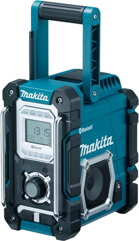 Makita DMR106 Jobsite Radio with Bluetooth and USB Charger - Blue/Black