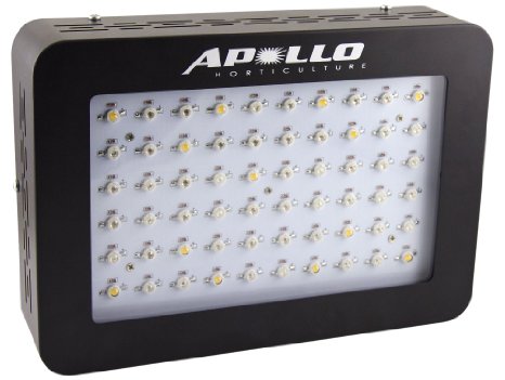 Apollo Horticulture GL100LED Full Spectrum 300W LED Grow Light for Indoor Plant Growing