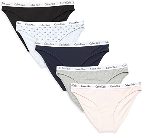 Calvin Klein Carousel Bikini 5PK Black / Nymphs Thigh / Shoreline / Grey Heather / Allover Mini CK Arctic Ice