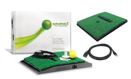 OptiShot 2 Golf Simulator Mac and PC Bundle  Includes Extra Replacement Turf and 15ft USB Extension Cable Bundle