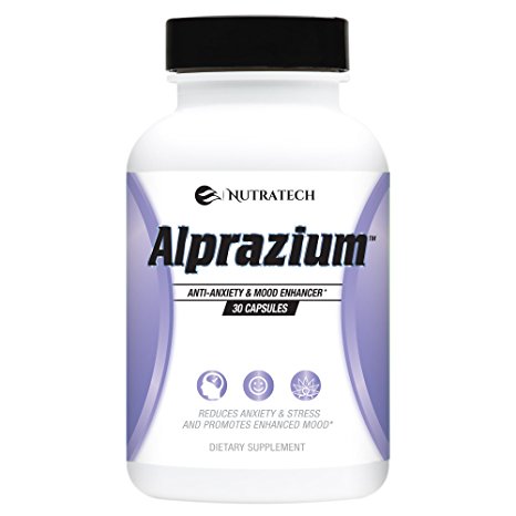 Alprazium – All Natural Stress Relief & Anti-Anxiety Supplement for Promoting Better Mood, Relaxation, Calming, Fast Acting Formula to Reduce Stress, Anxiety & Panic Attacks