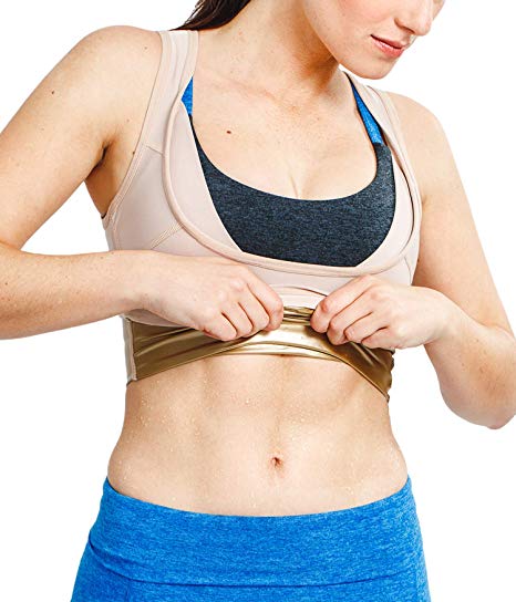 Sweat Shaper Women’s Slimming Workout Sauna Tank Top Shapewear for Weight Loss