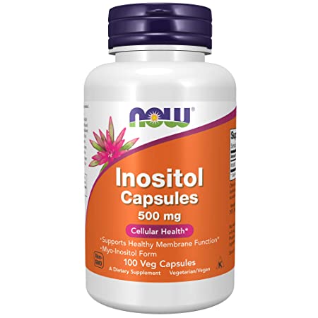 Now Foods, Inositol Capsules, 500 mg, 100 Capsules