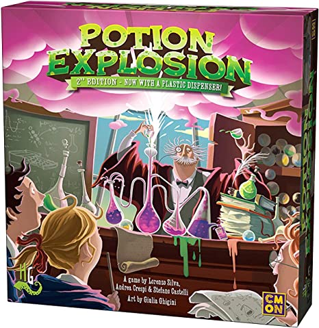 CoolMiniOrNot CMNPTN101 Potion Explosion 2nd Edition, Multicoloured