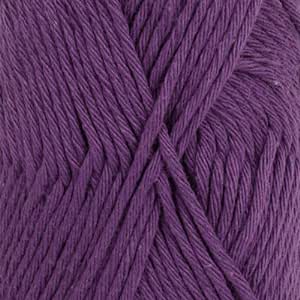 Paris - Mulitple colours Garnstudio DROPS Knitting Aran 100% Cotton Yarn (08 Dark Purple)