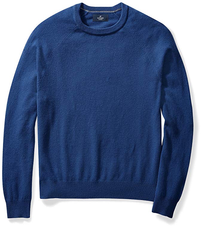 BUTTONED DOWN Men's Cashmere Crewneck Sweater