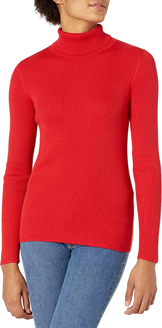 Amazon Essentials Women's Slim-Fit Lightweight Long-Sleeve Turtleneck Sweater