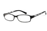 EyeBuyExpress Black Full Frame Rectangle Reading Glasses