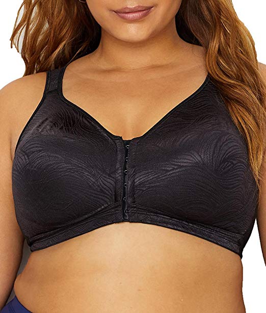 Playtex Women's 18 Hour Posture Support Bra with Front Close, Wirefree