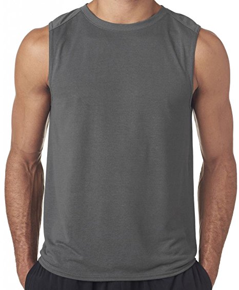 Yoga Clothing For You Mens Moisture-wicking Muscle Tank Top Shirt