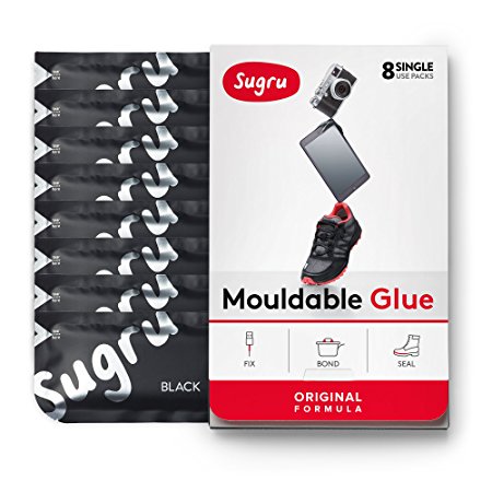 Sugru Moldable Glue - Black (Pack of 8)
