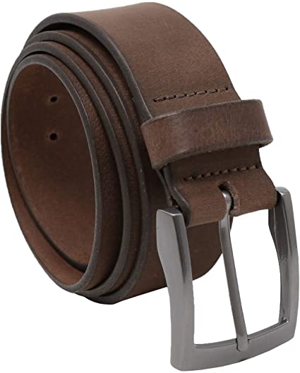 Men’s Leather Belt, Casual Jean Belt, Full Grain Leather