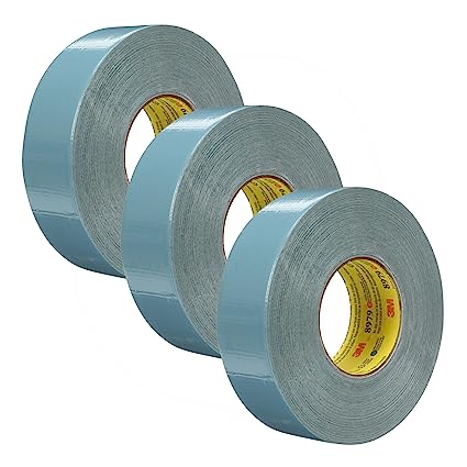 3M Performance Plus 8979 Duct Tape Heavy Duty, Slate Blue, 48 mm x 55 m, 12.1 mil, 6 Month Clean Removal, Resists UV and Weather for up to 12 Months, Tears Cleanly, Curl-Resistant, 3 Rolls