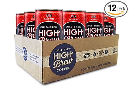High Brew Coffee Double Espresso, 8 Fl Oz (12 Count)