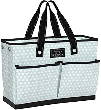 SCOUT BJ Bag, Large Tote Bag for Women with 4 Exterior Pockets and Interior Zippered Compartment, Perfect Utility Tote Bag with Pockets for Teachers and Nurses (Multiple Patterns Available)