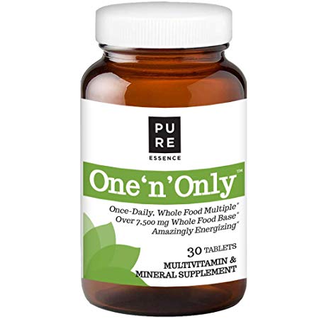 Pure Essence Labs One 'n' Only - World's Most Energetic One Daily Multiple - 30 Tablets