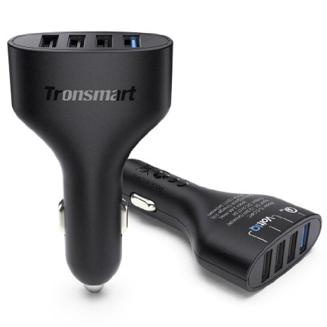Tronsmart Quick Charge 2.0 54W 4-Port USB Car Charger for  Samsung Galaxy S7, S7 Edge, S6 Edge Plus, S6, Nexus 6, LG G4 and More