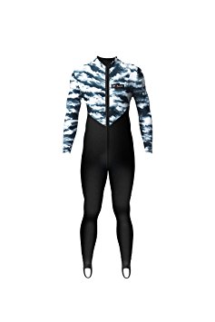 Aeroskin Nylon Full Body Suit with Cloud Pattern