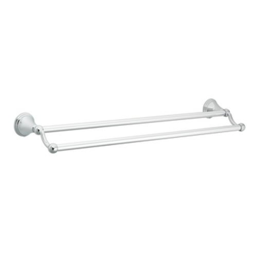 Moen DN8422CH Preston 24-Inch Bathroom Double Towel Bar, Chrome