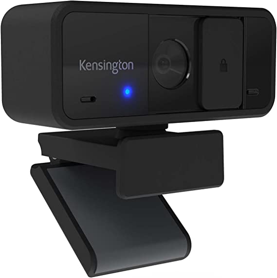 Kensington W1050 1080p Fixed Focus Wide Angle Webcam for Video Conference, Dual Stereo Mic, Software Control, Privacy Cover, Works with Microsoft Teams, Google Meet, Zoom and More (K80250WW)