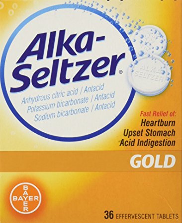 Alka-Seltzer Gold Tablets- Non-Aspirin, 36 Count
