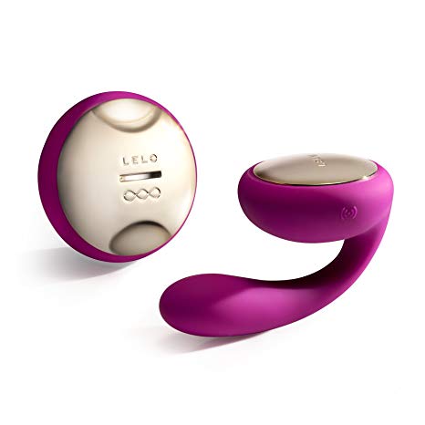 LELO Ida The World's First Rotating and Vibrating Remote-Controlled Couples' Vibrator, Deep Rose