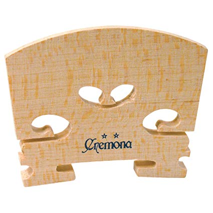 Cremona VP-202 2-star Violin Bridge - 1/2 Size