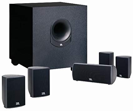 JBL SCS145.5 Home Cinema Speaker Package with Powered Subwoofer (Set of 6)