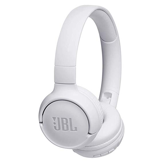 JBL TUNE500BT Wireless On-Ear Headphones with One-Button Remote and Mic (White)