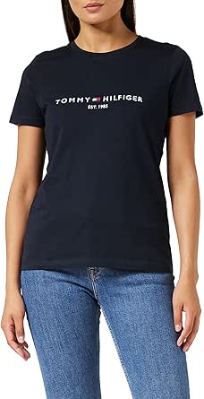 Tommy Hilfiger Damen Kurzarm Strickoberteile