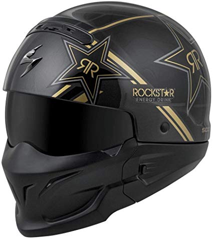 Scorpion Covert Helmet - Rockstar (X-Large) (Black/Gold)