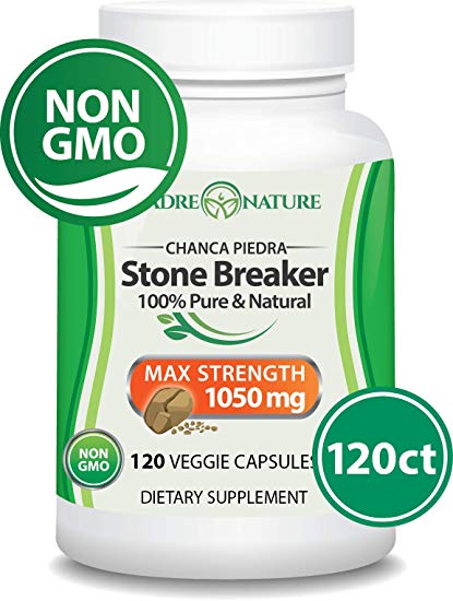 100% Pure Chanca Piedra (Stone Breaker) Supplement - Max Strength 1050 milligrams - (Vegan) - from Amazon Rainforest - Gluten-Free - Non-GMO