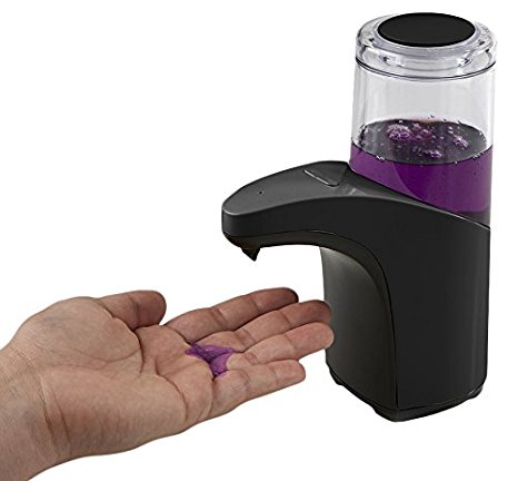 Mind Reader Automatic Touchless Hand Soap Dispenser, Black